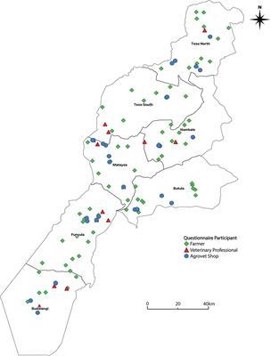 A Cross-Sectional Survey of the Knowledge, Attitudes, and Practices of Antimicrobial Users and Providers in an Area of High-Density Livestock-Human Population in Western Kenya